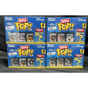 Funko Bitty Pop! Disney Series 2. 4 Boxes Of 4-pack. All 12 Commons & 4 Mystery